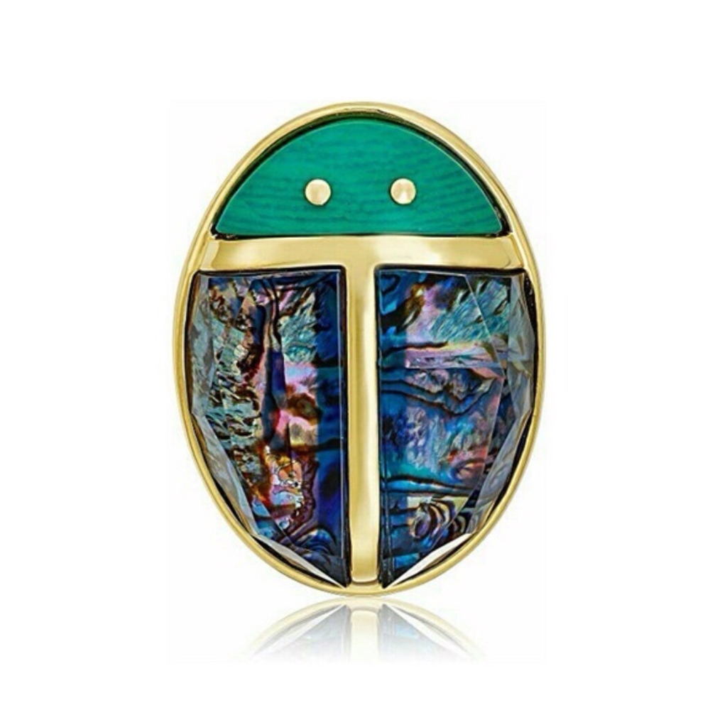 Trina Turk Sunset Hills Ladybug Brooch